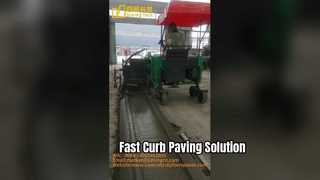 Customer training on small slipform machines