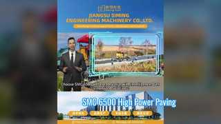 A Closer Look: SMC-6500 Rear Slipform Paver with HighPower Engine for Highway Construction
